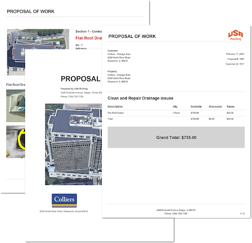 roofing proposal